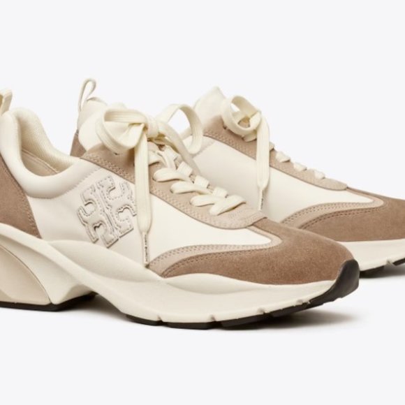 Tory Burch Good Luck Low-Top Sneakers Size 8.5 - Picture 3 of 10